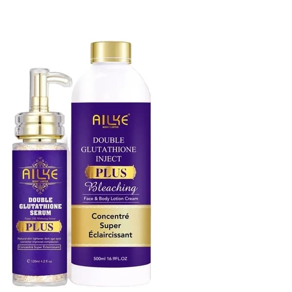 Glutathion Body Lotion, Fugtgivende, Jævn Hudtone, 4 i 1 sæt