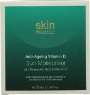 Skin Research Anti-Ageing Vitamin D With Hyaluronic Acid Vitamin C Duo Moisturiser 50ml