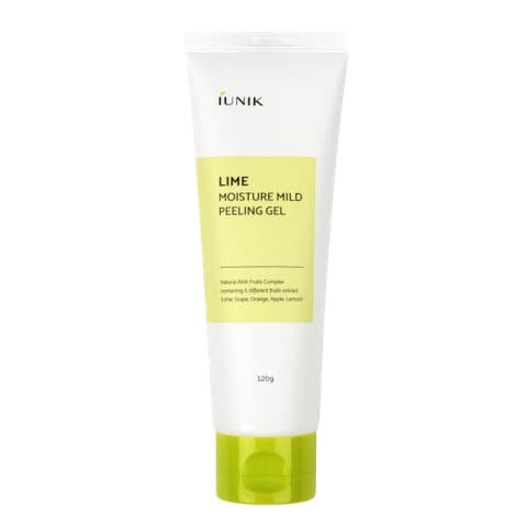 iUNIK Lime Moisture Mild Peeling Gel 120 ml - Entsymaattinen kasvojen kuorinta