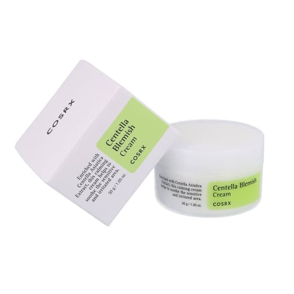 COSRX Centella Blemish cream 30 ml - Rauhoittava voide ongelmalliselle iholle