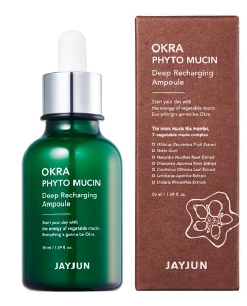 JAYJUN Okra Phyto Mucin Deep Recharging Ampoule 50 ml - Fuktgivande serum