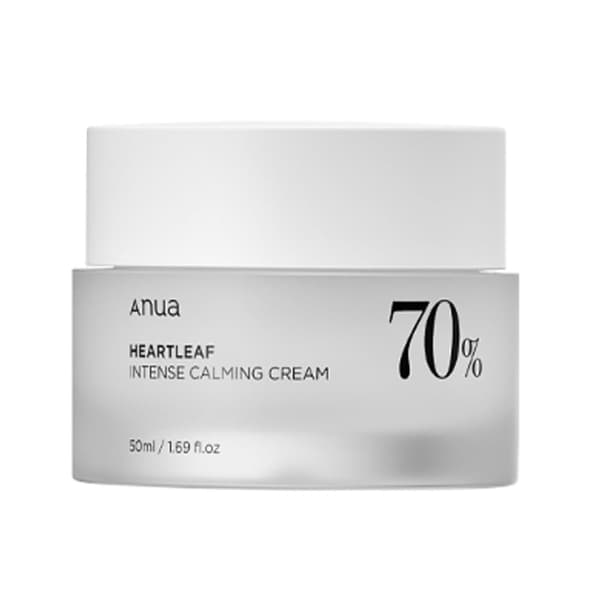 ANUA HEARTLEAF 70% INTENSE CALMING CREAM 50 ml - Intensiivisesti rauhoittava kasvovoide