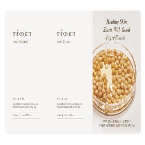 MIXSOON-sarjanäyte (Bean Essence 1,5 ml + Bean Cream 1,5 ml)
