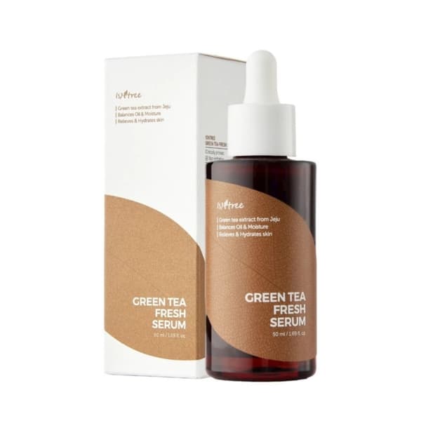ISNTREE Green Tea Fresh Serum 50 ml - Serum med grönt teextrakt,