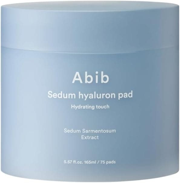 ABIB Sedum Hyaluron Pad Hydrating Touch 75 Pads - Kosteuttavat tyynyt hyaluronilla