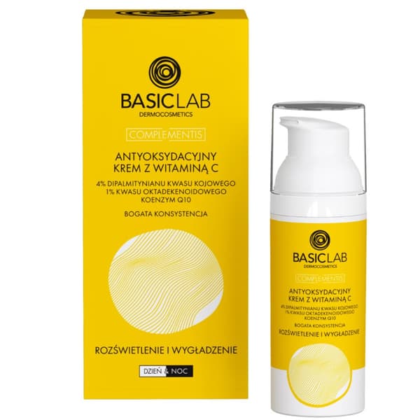 Basiclab - Antioksidanttivoide C-vitamiinilla, 4 % kojiinihappodipalmitaatti, 1 % oktadekendidihappo, koentsyymi Q10, 50 ml