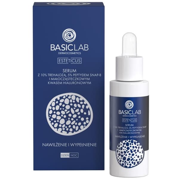 BasicLab Esteticus Serum fuktgivande och fyllande (trehalos 10%) 30 ml