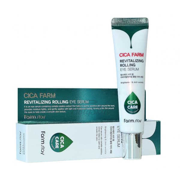 FARM STAY CICA Farm Revitalizing Rolling Eye Serum 25 ml - Elvyttävä silmäseerumi