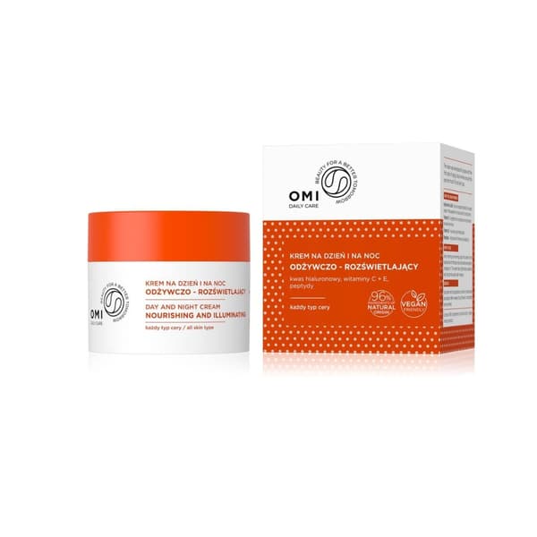 OMI Nourishing & Illuminating Cream Day/Night 50 ml - VEGAN ravitseva ja valaiseva päivä/yövoide