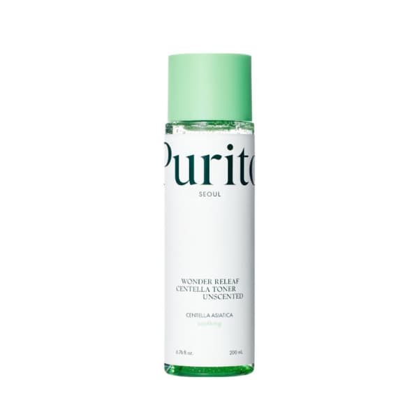 PURITO - Wonder Releaf Centella hajusteeton kasvovesi, 200 ml - rauhoittava kasvovesi