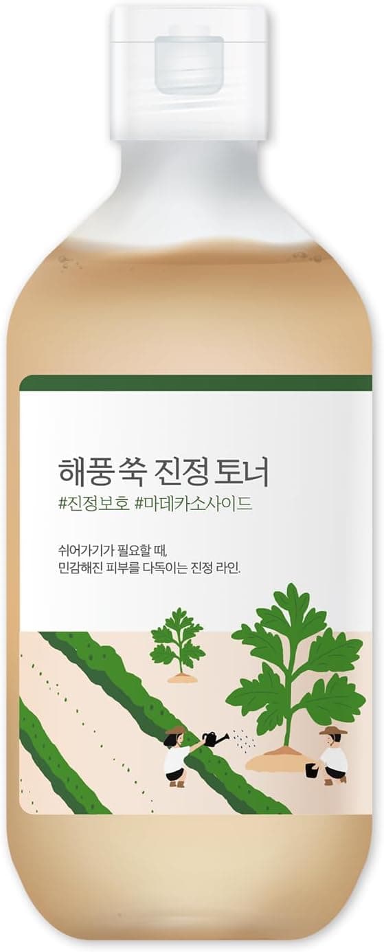 Round Lab Mugwort Calming Toner 300 ml - Lugnande och återfuktande ansiktsvatten