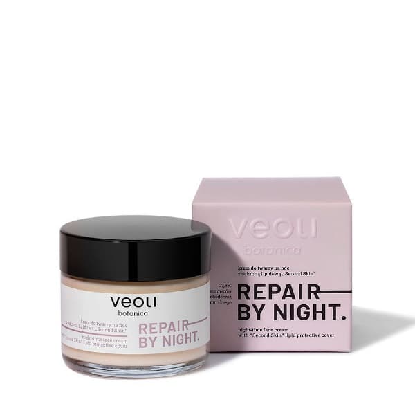 VEOLI Botanica yökasvovoide lipidisuojalla "Second Skin" REPAIR BY YÖN, 50ml
