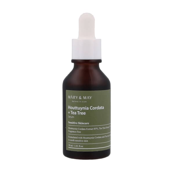 Mary&amp;May Houttuynia Cordata +Tea Tree Serum,30ml - Rauhoittava kasvoseerumi kasvoille