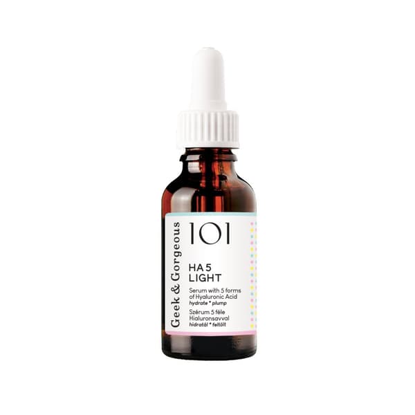 Geek & Gorgeous HA 5 Light Hyaluronic Acid Serum 30 ml - Seerumi, jossa on 5 erilaista hyaluronihappoa