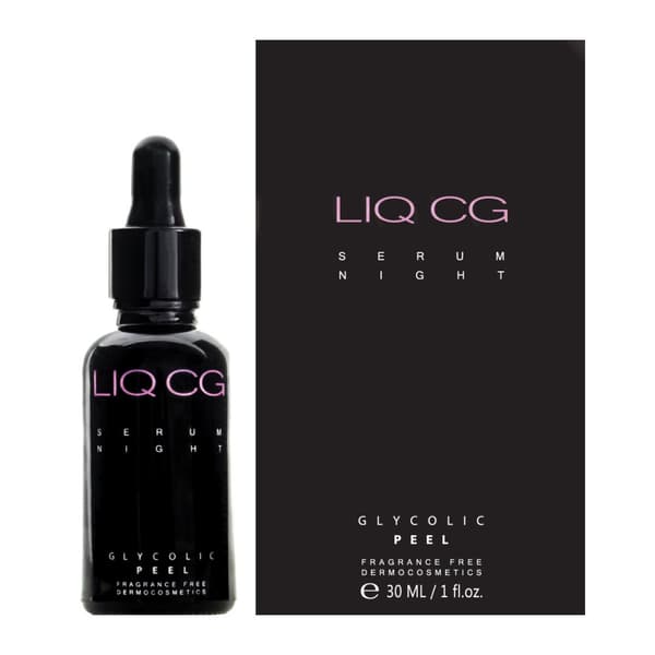 LIQ CG Serum Night 7% Glycolic PEEL 30 ml - Yö tasoittava seerumi - kuorinta