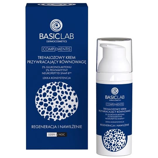Basiclab TREHALOSE TASAPAINOA PALAUTTAVA VUODE, JOLLA KEEVYLÄ SISÄLTÖ UUDISTUS JA KOSTEUTUS 50 ml