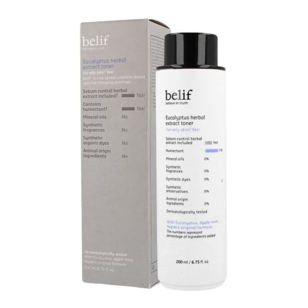 Belif Eucalyptus Herbal Extract Toner 200ml - uppfriskande ansiktstonic