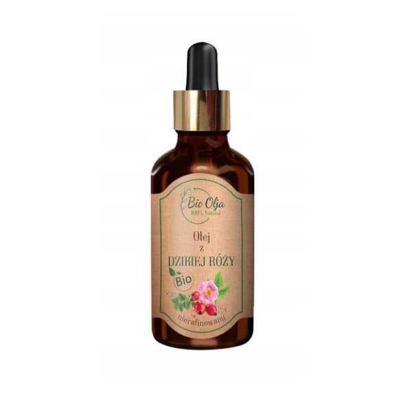BIO OLJA - BIO Vildrosolja, kallpressad, oraffinerad, 50 ml
