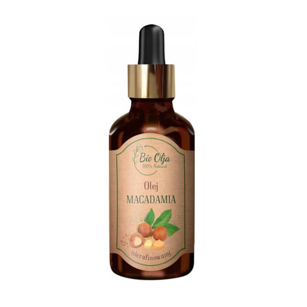 BIO OLJA - Kallpressad macadamiaolja, oraffinerad, 50 ml