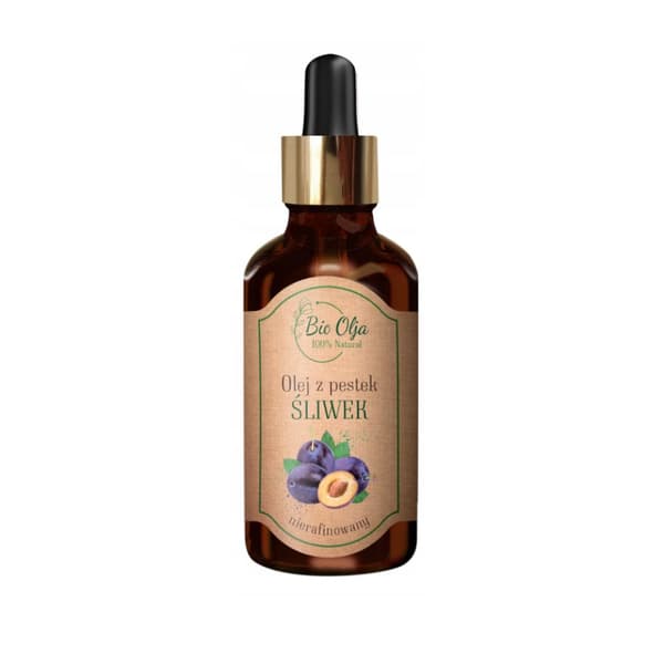 BIO OLJA - Plommonfröolja, kallpressad, oraffinerad, 50 ml