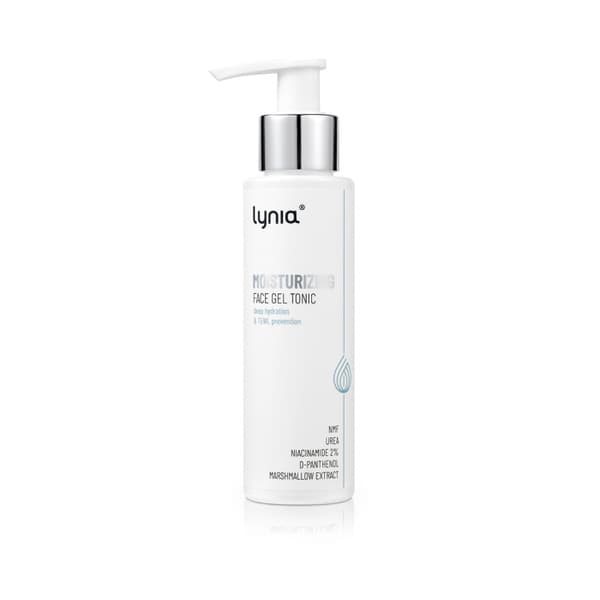 Lynia Moisturizing Gel Toner urealla, NMF:llä ja vaahtokarkkiuutteella 100 ml - Kosteuttava geeliväri