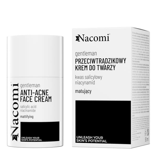 Nacomi GentleMan - Akne-ihovoide - mattapintainen, 50ml