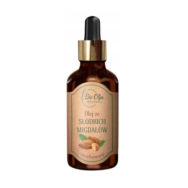 BIO OLJA - Sötmandelolja, kallpressad, oraffinerad, 50 ml