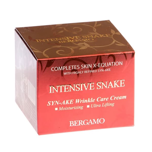 BERGAMO SYN-AKE Snake Wrinkle Cream 50 ml - Ryppyjä ehkäisevä voide PEPTIDE SYN-AKE
