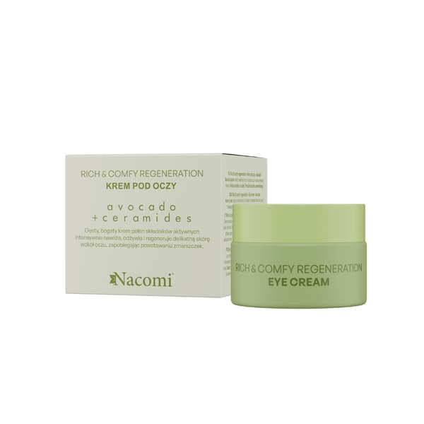 NACOMI Rich&comfy regeneration - AVOCADO silmänympärysvoide 15 ml