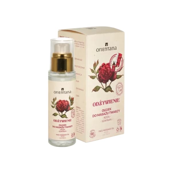 ORIENTANA Ansiktsolja JAPANSK ROSA OCH SAFFRANS, 30 ml