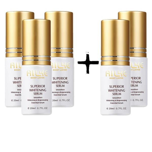 Superblekande serum, djupt återfuktande, ljusar upp mörka fläckar,5 flaskserum