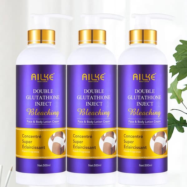 Glutationi Valkoistussetti, 5-in-1 Ihonhoito, Syväkosteuttava Kaava,3Pack -voide