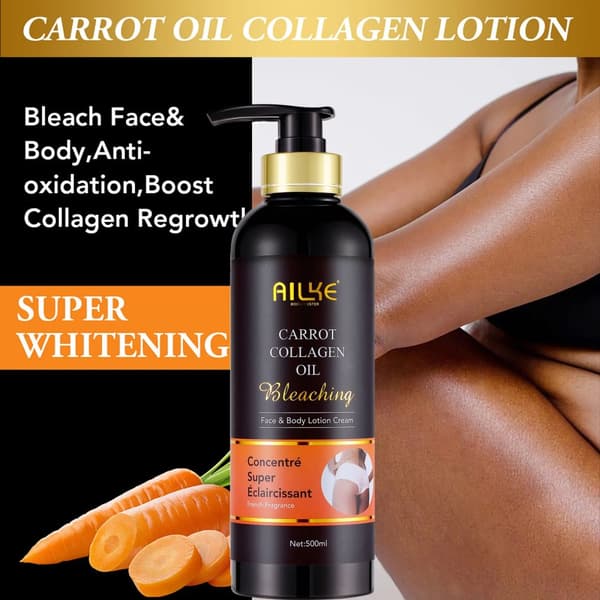 AILKE Kollagen Hvidningssæt, 500ML Lotion, Fjernelse af Mørkepletter,500 ml lotion