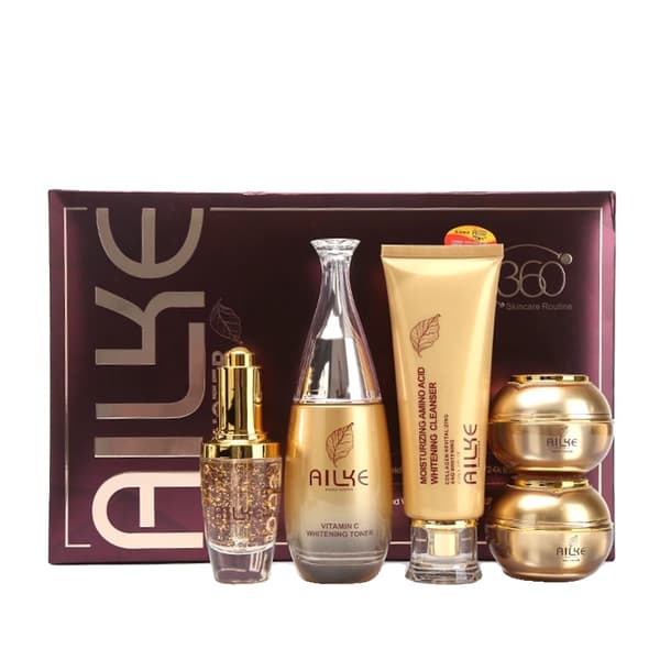 Ansigtshudplejesæt, Blegning, Anti-aging,5 i 1 sæt
