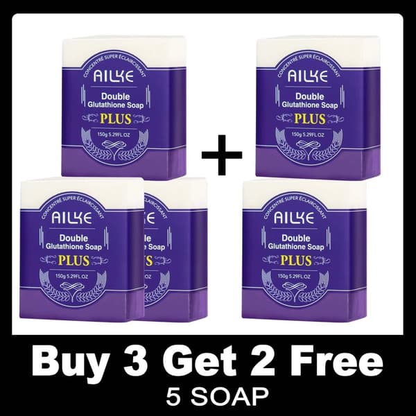 Ailke Ljusande Tvål, Bleknande & Upplysande, Naturliga Ingredienser,Köp 3 Få 2 gratis