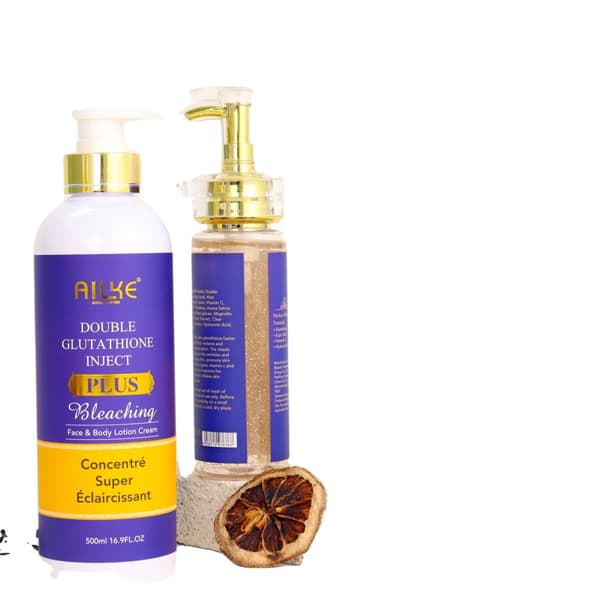 Hvidnende Kropslotion, 500ml, Beriget med Glutathion,Lotion og Seum