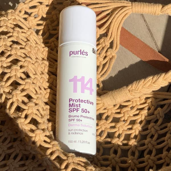 Purles 114 suojaava sumu SPF 50+ suodattimella
