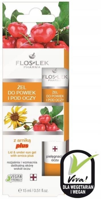ARNIKA Øjenlåg og under øjengel med arnica PLUS, 15 ml (rør)
