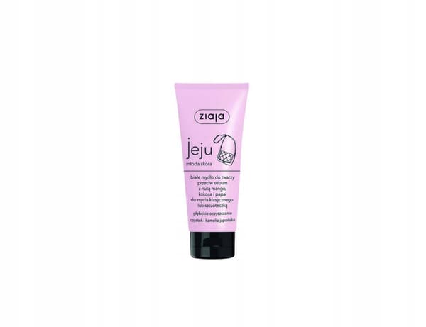 JEJU vit ansiktstvåltub 75ml