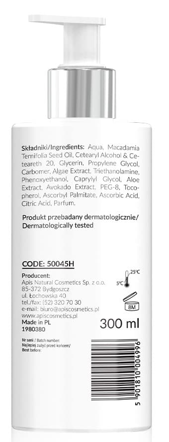 Apis Hydro Balance Home Terapis, Fugtgivende mælk med tang 300 ml / 4996