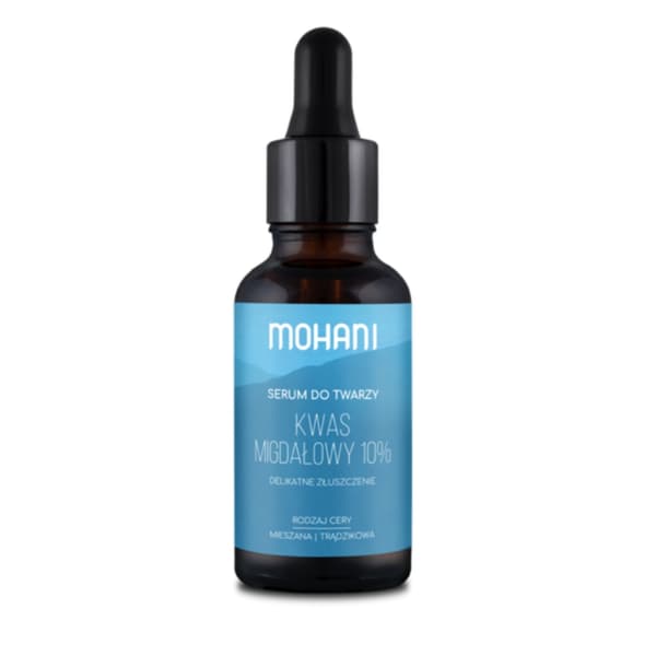 MOHANI Utjämnande ansiktsserum med mandelsyra 10%, 30 ml