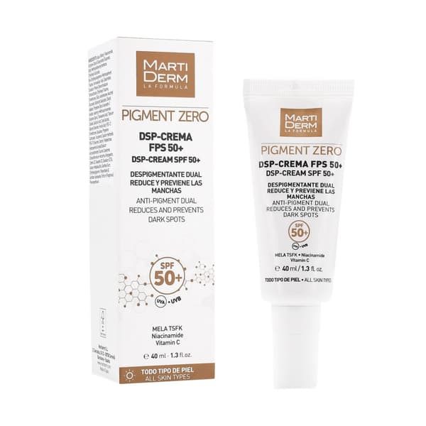 MartiDerm Pigment Zero DSP-Cream SPF50+, depigmenterende creme mod misfarvning SPF50+ 40ml