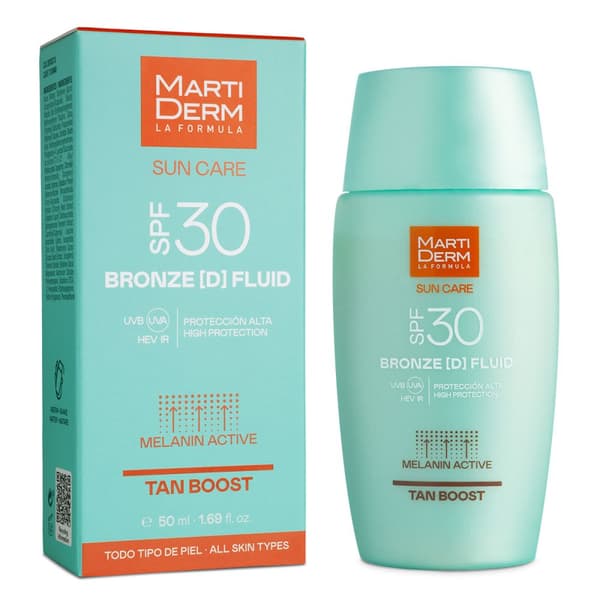 MartiDerm Sun Care SPF30 BronzeD Fluid 50ml, kasvovoide aurinkosuojalla 50ml