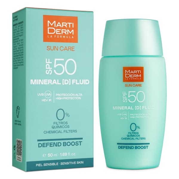 MartiDerm Sun Care SPF50 MineralD Fluid 50ml, kasvovoide aurinkosuojalla 50ml