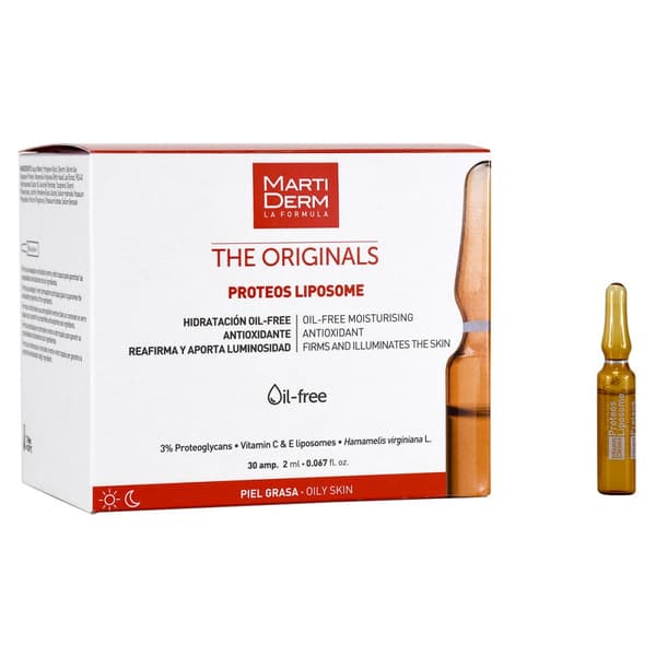 MartiDerm The Originals Proteos Liposome kosteuttava antioksidanttiseerumi rasvoittuvalle iholle ampulleissa 30x 2ml