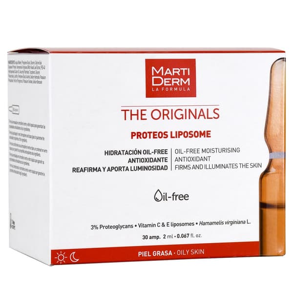 MartiDerm The Originals Proteos Liposome kosteuttava antioksidanttiseerumi rasvoittuvalle iholle ampulleissa 30x 2ml