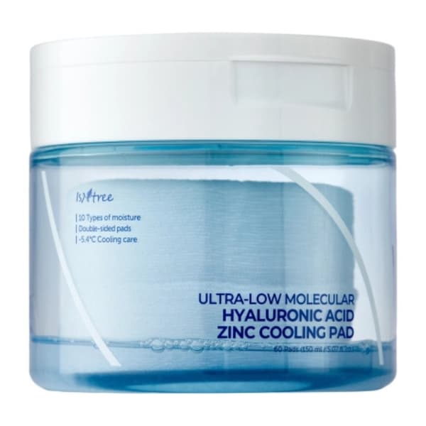 Isntree Ultra-Low Molecular Hyaluronic Acid Sinkkijäähdytystyyny 60 kpl - jäähdyttävät kasvotyynyt