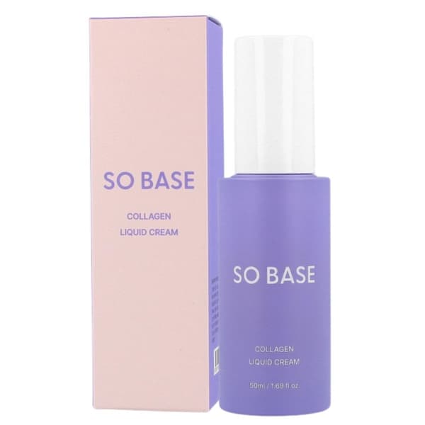 SO BASE Collagen Liquid Cream 50 ml - Återfuktande ansiktskräm med kollagen