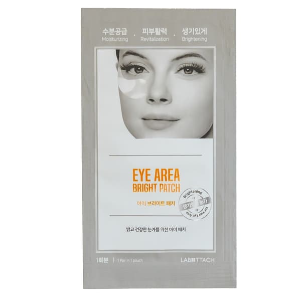 Wooshin Labottach Eye Area Bright Patch - Ljusgörande vårdmask för huden under ögonen, 1 par