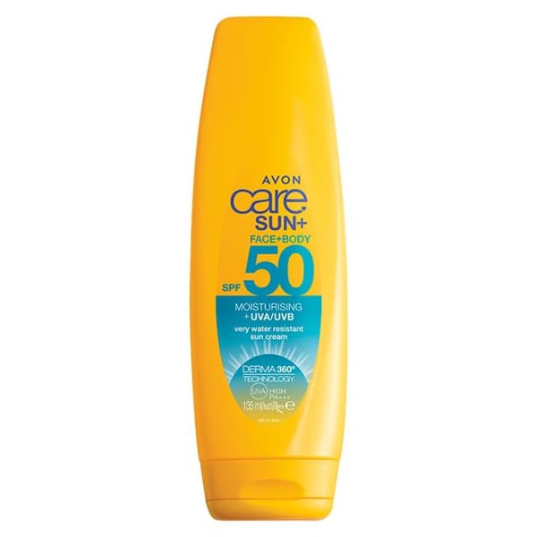 Avon Vattentät återfuktande och skyddande balsam SPF50 135 ml